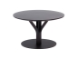 Preview: Beistelltisch, Rundtisch 40 cm Höhe,  Säulengestell, Tisch Modell Bloom Central (276)