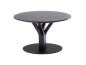 Preview: Beistelltisch, Rundtisch 40 cm Höhe,  Säulengestell, Tisch Modell Bloom Central (276)