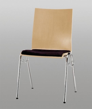 Preview: Konferenzstuhl - Stahrohrstapelstuhl Para