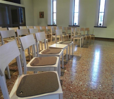 Preview: Kapellenstuhl - Massivholzstuhl LH-19, (Stuhlgestelle LH16 und LH19 baugleich)