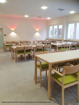 Kapellenstuhl - Massivholzstuhl LH-19, (Stuhlgestelle LH16 und LH19 baugleich)