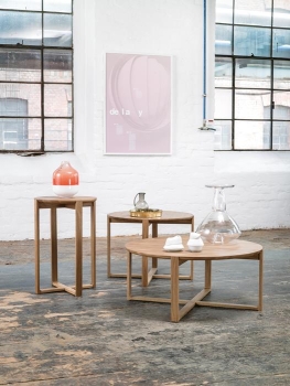 Preview: Beistelltisch, Höhe 45 cm, Tisch Modell Delta Coffee (723)