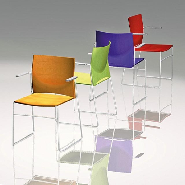 Konferenzstuhl - Drahtstuhl Plaja 546