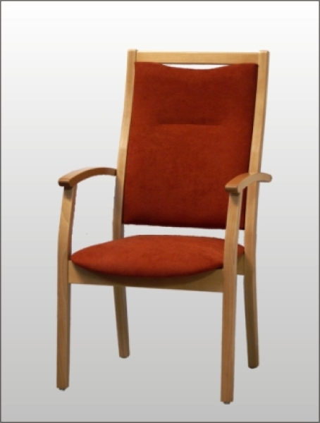 Seniorenstuhl, Massivholz-Stuhl Tegau