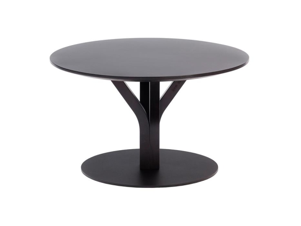 Beistelltisch, Rundtisch 40 cm Höhe,  Säulengestell, Tisch Modell Bloom Central (276)