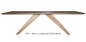Preview: Massivholztisch LHX, Breite 110 cm