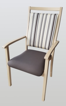 Seniorenstuhl, Massivholz-Stuhl Pirna, Rückenlehnenhöhe: 103 cm