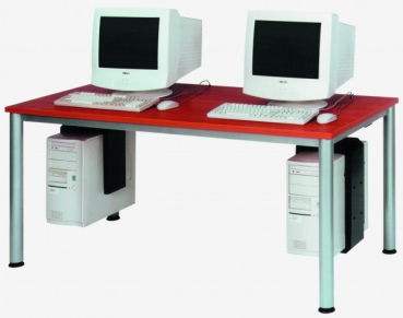 Computer-Arbeitstisch, mit 2 CPU-Halterungen