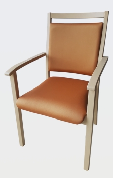 Seniorenstuhl, Massivholz-Stuhl Pirna, Rückenlehnenhöhe: 93 cm