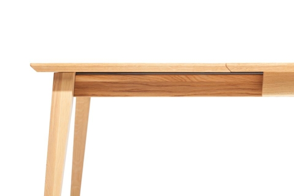 Rechteckttisch ausziehbar, Höhe 76 cm, Tisch Modell Jutland 2, 60 cm ausziehbar
