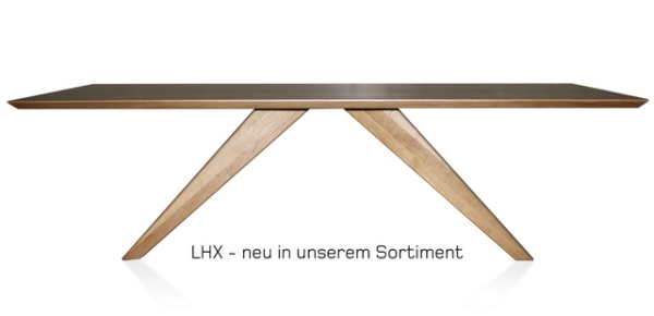 Massivholztisch LHX, Breite 110 cm
