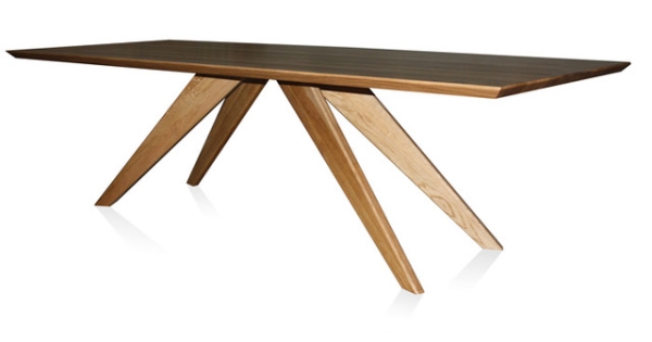 Massivholztisch LHX, Breite 110 cm